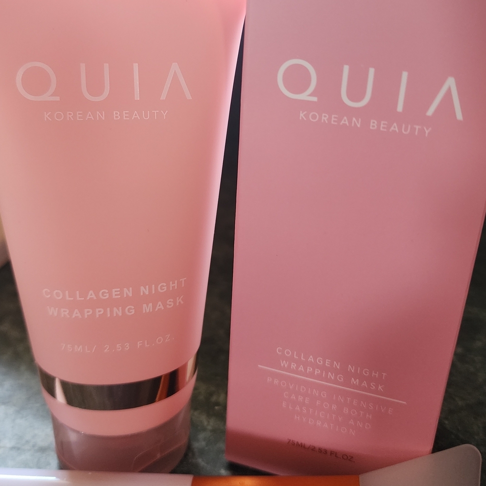 Quia Collagen Night Wrapping Mask - Pink